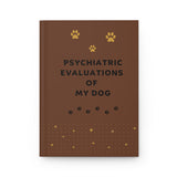 Customizable hardcover journal for dog lovers