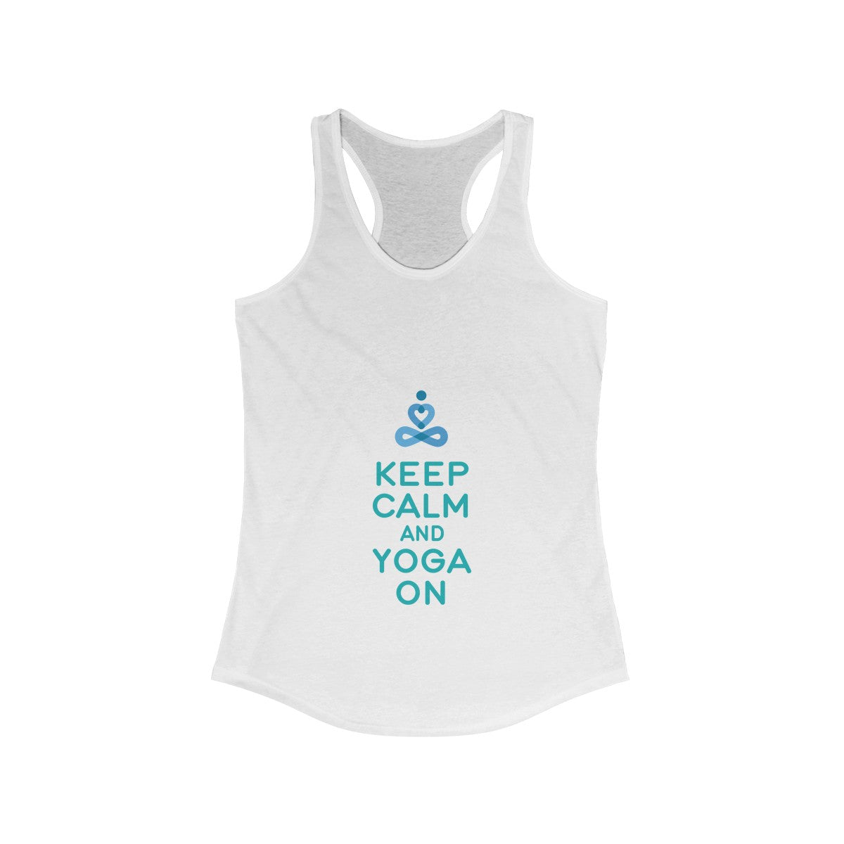 Ideal white racerback tank for yoga
