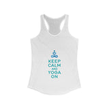 Ideal white racerback tank for yoga
