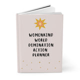 Womenkind World Domination Action Planner Hardcover Journal Matte