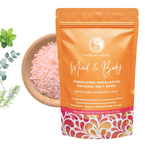 Package of Energize & Detox Triple Salt Bath Soak.