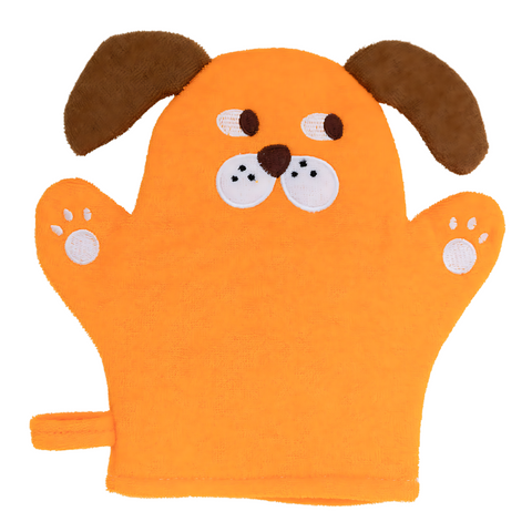 Petie the Puppy - Animal Shape Cotton Mitt