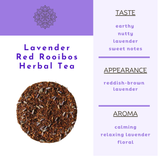 Be Calm Organic Lavender Rooibos Herbal Tea