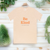 Bella Be Kind Lightweight Unisex Tee in Heather