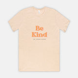 Bella Be Kind Unisex Tee in Heather Prism Lilac