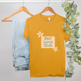 Bella Self Love Club Canvas Unisex Tee 3001 in Gold