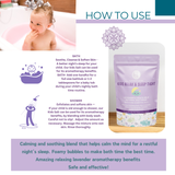 Gentle foaming bath salt for kids