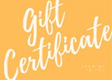 Digital gift card for special occasions