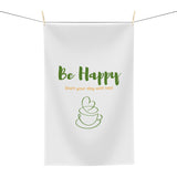 Microfiber Be Happy tea towel