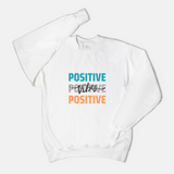 Classic unisex crew neck design sweatshirt in white