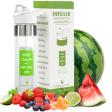 Dishwasher-safe fruit infuser water bottle