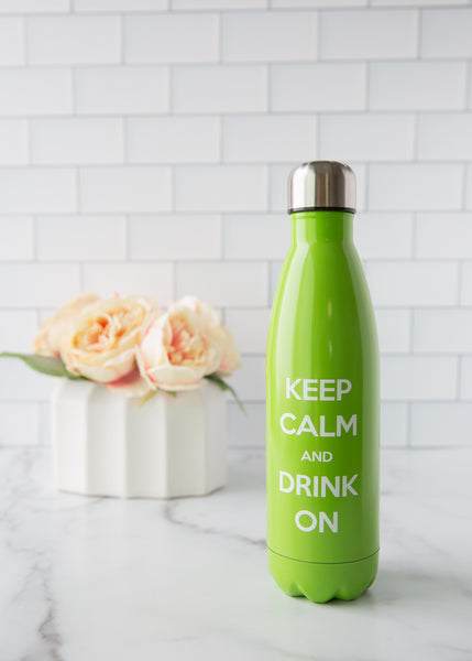 Stainless Steel Double Wall Vacuum Insulated – Cola Shaped Reusable Water Bottle