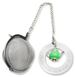 Harmony Tea Products mesh ball infuser with teapot charm