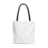 High-quality white tote bag made from 100% polyester