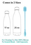 Reusable water bottle available in 500 ml and 700 ml sizes