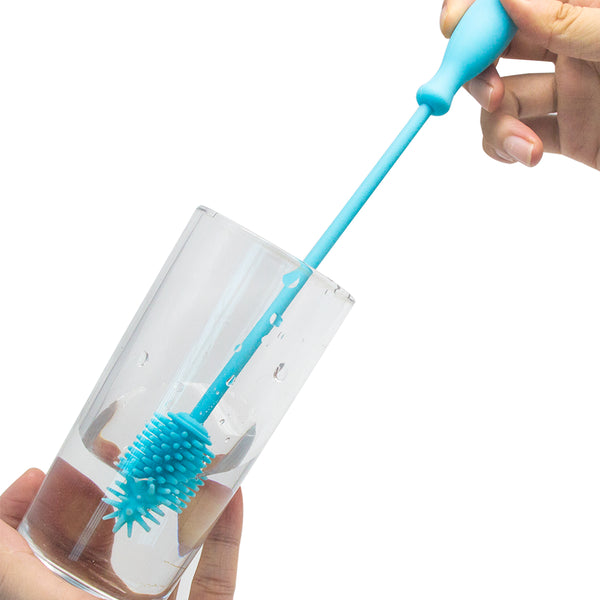 Small Bottle Brush Cleaning Tool made from 100% Silicone