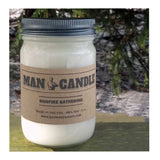 Soy Candle 11 Oz SCENT Bonfire Gathering in a mason jar