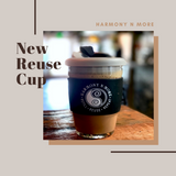 Sustainable reusable cup for coffee and tea