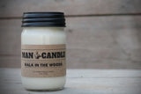 Man Candle - Best Soy/Beeswax Candle - 11 Oz Large Candle - Walk in the Woods Sent