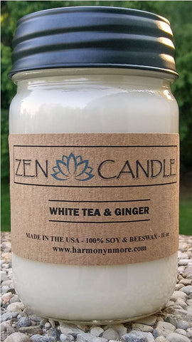 Best Zen Candle - 100% Soy & Beeswax 11 Oz